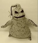 It's Oogie Boogie! I made this Amigurumi Oogie Boogie for my