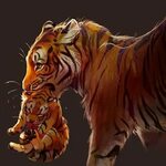Арты тигра - 34 фото - картинки и рисунки: скачать бесплатно