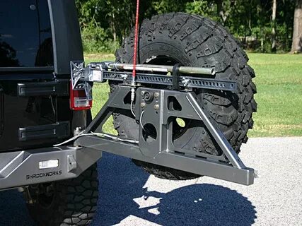 ShrockWorks Modular Jeep JK Tire Carrier, Tire Rack, Jerry C