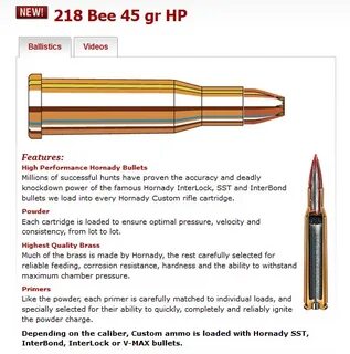 Hornady Adds the 218 BEE to Their New Products for 2017 Varm