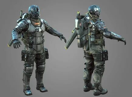 Spec Ops, Elliot Mallon Armor concept, Battle armor, Concept