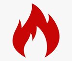 Heat Png Page - App With Flame Logo, Transparent Png , Trans