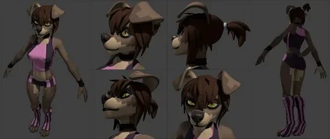 Kelly 3D model (WIP) by Wolfy-Nail -- Fur Affinity dot net