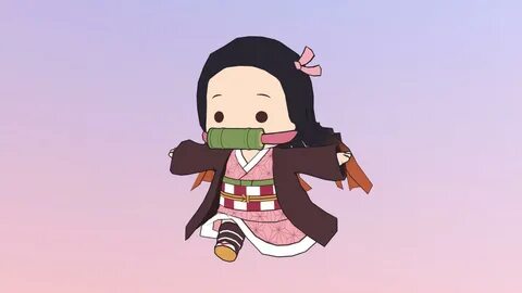 Kimetsu No Yaiba Chibi Nezuko Desktop Wallpapers - Wallpaper