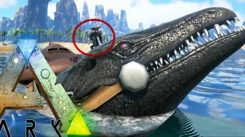 Ark Survival Evolved - ALPHA MOSASAURUS TAMING, CLONING BASE