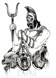 Hades: The Greek god of death and dead mythological Tattoos 