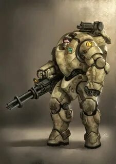 Fallen Frontiers Power armor, Armor concept, Concept art cha