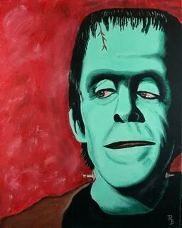 Herman Munster - The Munsters Painting by Bob Baker Pixels