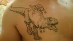 Тату динозавр - TattooRat