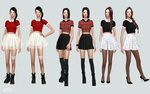 Lana CC Finds - JJ Crop Top_JJ Sims, Sims 4 e The sims