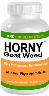 Horny Goat Weed 1000mg Per Serving 90 Capsules KRK Supplemen