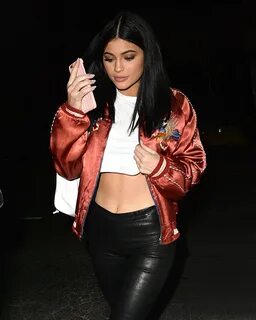 Kylie Jenner in Leather -06 GotCeleb