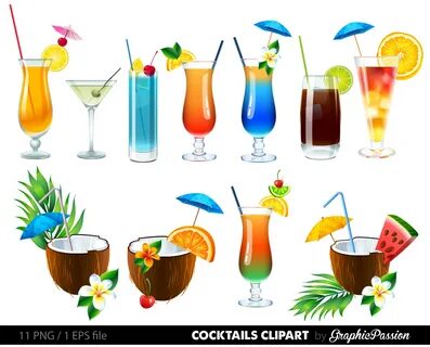 summer drinks clip art - Clip Art Library
