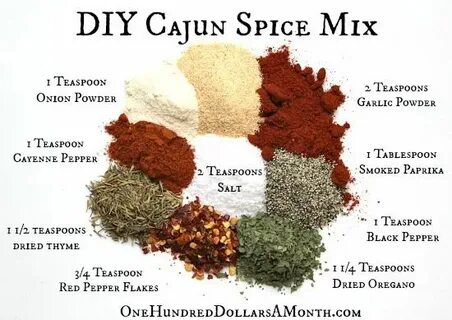 DIY Cajun Spice Mix Recipe kuking Салаты, Еда и Специи