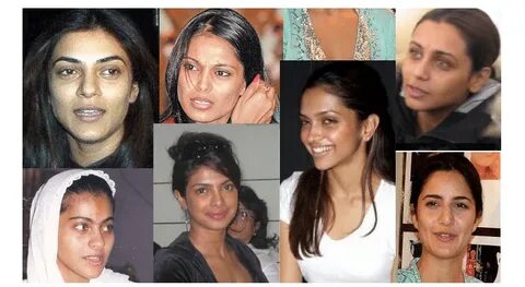 Exclusive Pics - All Bollywood Actresses With/Without Makeup