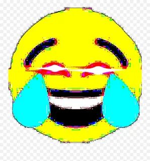 Slack - Deep Fried Laughing Emoji Png,Laughing Emoji Meme - 