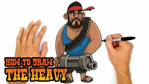 How to Draw The Heavy Boom Beach - YouTube