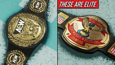 ELITE AEW Championship Designs In WWE 2K19 (All Elite Wrestl