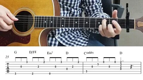 Ed Sheeran Perfect Guitar Tutorial 1(TAB & Chords)배우기 - YouT