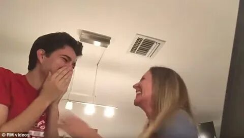 Teen and his mom caught on video reacting to his college adm