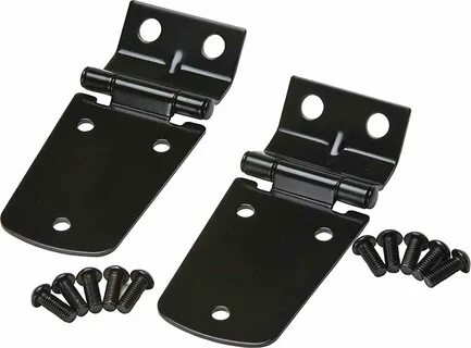 Kentrol Stainless Steel Hood Hinge Set for 97-06 Jeep Wrangl