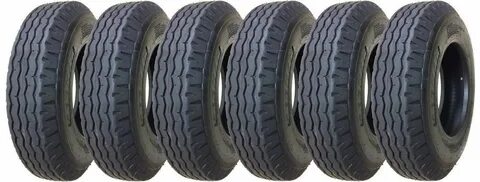 Шины и диски 6 New Heavy Duty Highway Trailer Tires 8-14.5 1