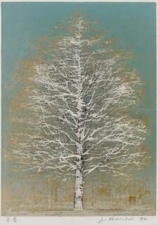 Sold at Auction: Joichi Hoshi, Joichi Hoshi ''Early Spring'' 1974 Japanese Woodb