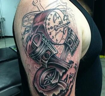 Biker themed Tattoo Inspiratitions. Old school vintage style