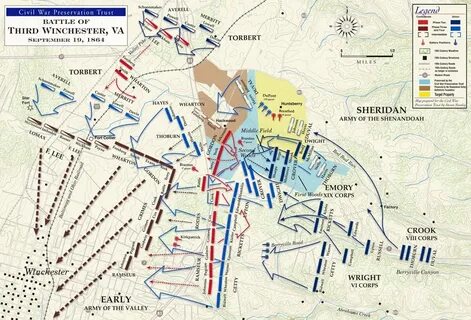 3rd Battle of Winchester Virginia Civil War History