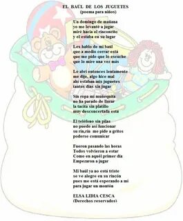 Poema dedicado a mis 5 nietas escrito por mi Poemas para niñ