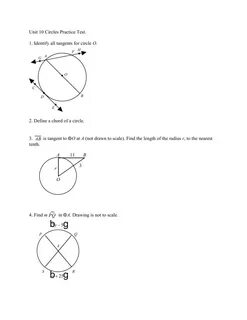 Unit 10 Homework 10 Equations Of Circles Questions 11-12 : S
