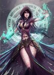 FANTASY *** Female hero, Fantasy warrior, Black mage