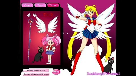 Sailor Moon Cartoon Game - Sailor Moon Dress Up Games - YouT