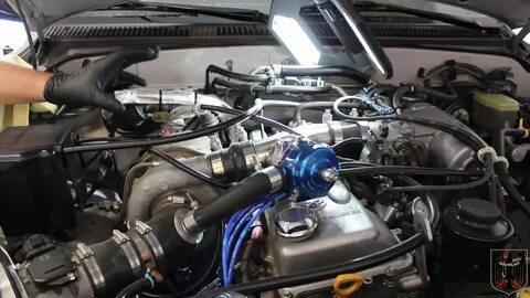 Turbo 3RZ-FE 4Runner - Downpipe Exhaust Leak Fix - YouTube