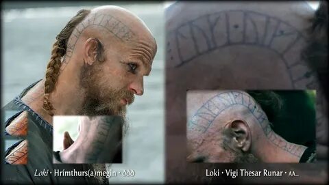 Floki head tattoo capped from Vikings Head tattoos, Vikings,