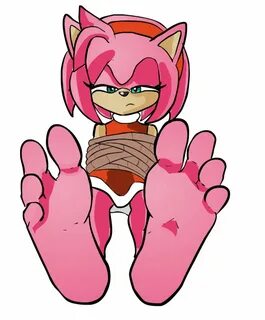 Amy Rose Feet Tickle Fruitgems / Image - It smells by xptz-d