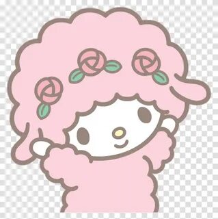 Hellokitty Pink Sheep Fluffy Rose Roses Mymelody My Melody S