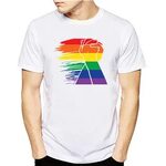 Летние топы гей-Прайд рубашка с изображением ЛГБТ-радуги при