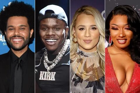 THE WEEKND, DABABY, GABBY BARRETT AND MEGAN THEE STALLION LE