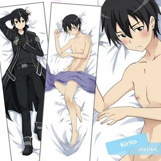 Anime Sword Art Online Sao Kirito Sexy Hugging Body Pillow C