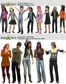 Beanie for Kids & more AF/M Beanie colors at Around the Sims
