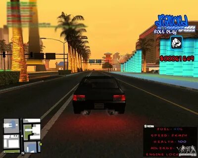 C-Hud Diamond RP для GTA San Andreas