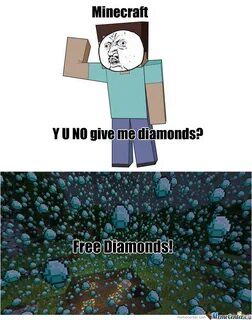 RMX Minecraft: Diamonds by lamzer22999 - Meme Center