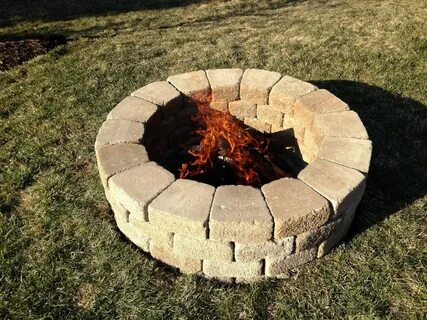 Build A Fire Pit With Red Bricks : Rickyhil Outdoor Ideas - 