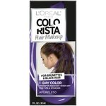 L'Oreal Paris Colorista Hair Makeup 1-Day Hair Color, 50 Pur