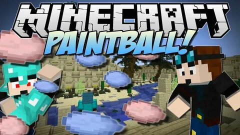 Minecraft PAINTBALL! (Fast Paced Shootin'!) Minigame - YouTu