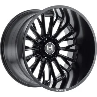 22x12 Black Wheel Hostile Jigsaw H116 6x5.5 -44 eBay