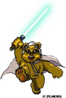 Ewok Jedi Jim On Deviantart Png Jedi Clipart Bear - Jedi Ewo
