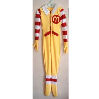 basefit Ronald McDonald Adult Costume Body Suit McDonald's C