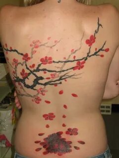 Tattoo Cherry Blossom Cherry tattoos, Tree tattoo designs, B